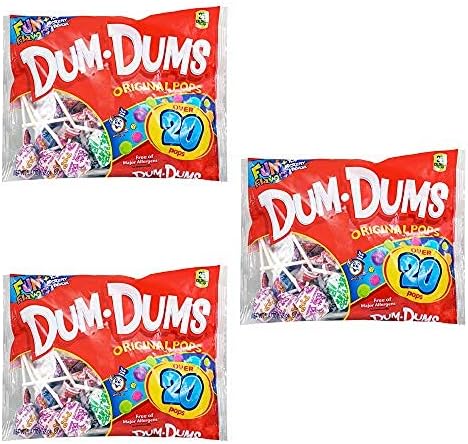 Dum Dums Original Pops - Value Pack (Pack of 3)