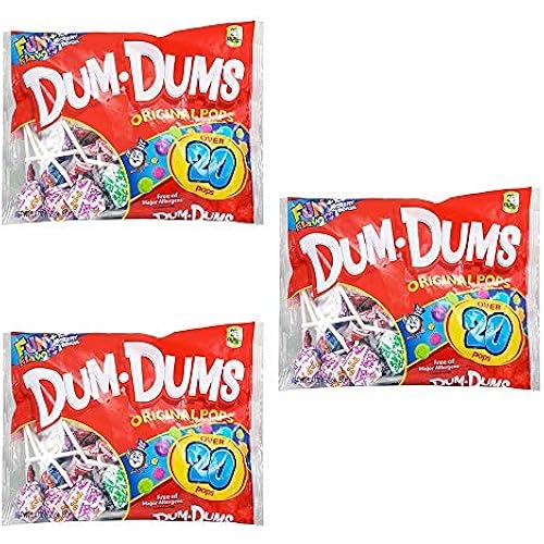 Dum Dums Original Pops - Value Pack (Pack of 3)