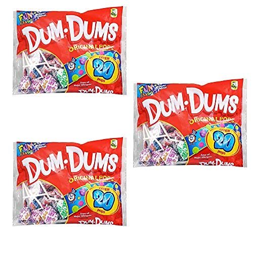 Dum Dums Original Pops - Value Pack (Pack Of 3) #TOP3