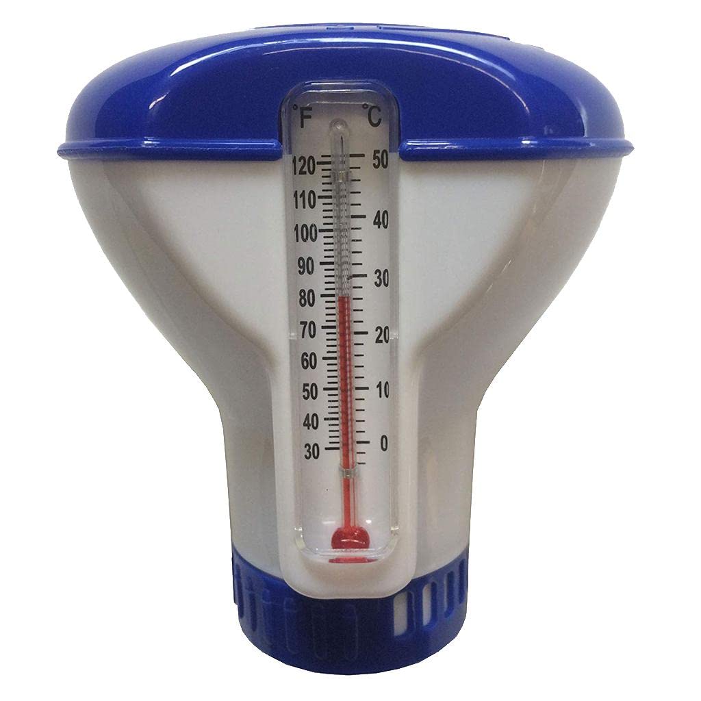Pool Floating Chlorine Dispenser Large Capacity Durable with Thermometer-picture-19