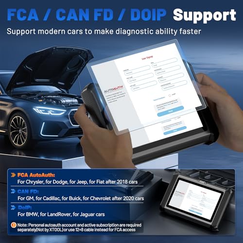 XTOOL X100 Pads AI-Assisted Scan Tool & Programmer Tool, Upgrade of X100 PAD, 2026 OBD2 Scanner with 32+ Reset, All System Car Scanner, FCA AutoAuth, Crank Sensor Relearn, DoIP/CAN FD, 2-Year Update by XTOOL - Image 7