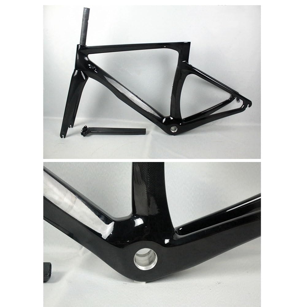 Amazon.co.jp: 700C ロードバイク フレーム カーボンファイバー