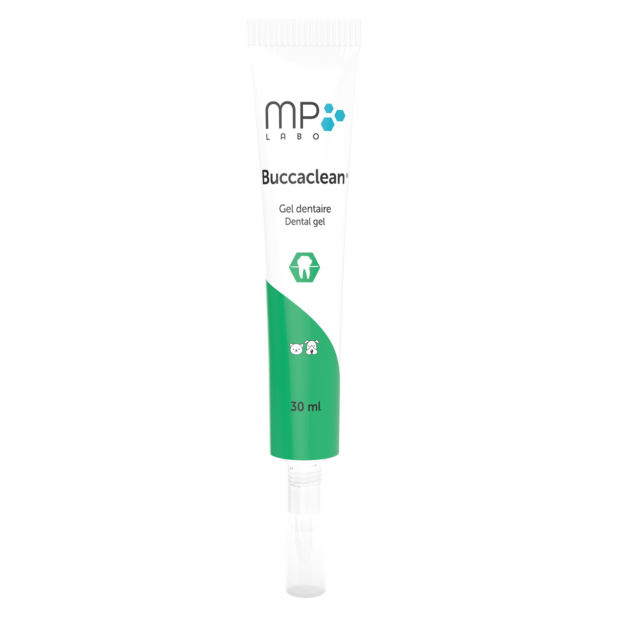 MP Labo Buccaclean® Gel 30 ml, Dental Gel for a Healthy Mouth and Soothed Gums, Dogs and Cats