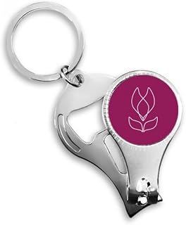 Linha Flor Planta Flor Padrão Alicate de Prego Chaveiro Abridor de Garrafas Cortador