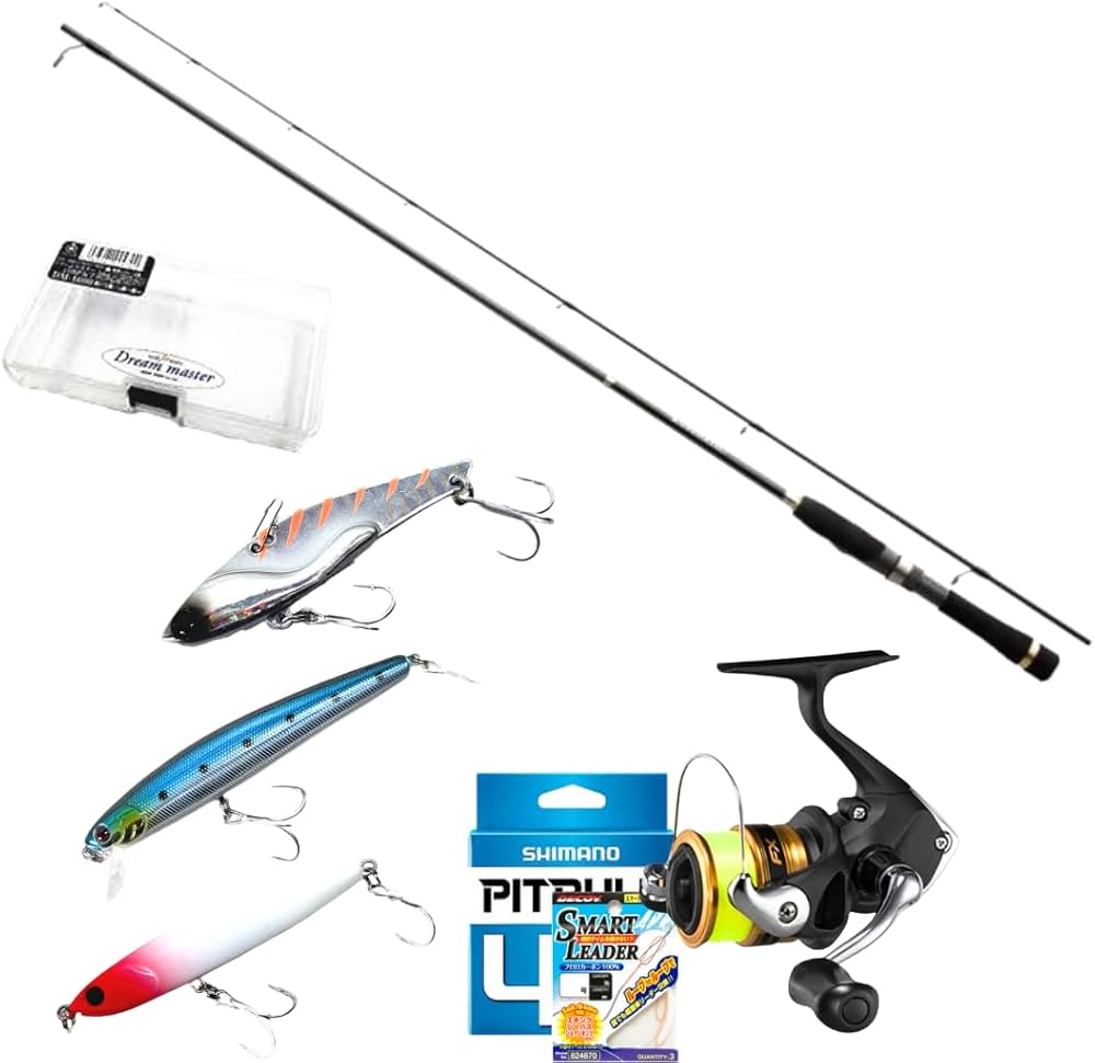 Amazon | シマノで揃えるルアー釣りセット ルアーマチックS86ML+