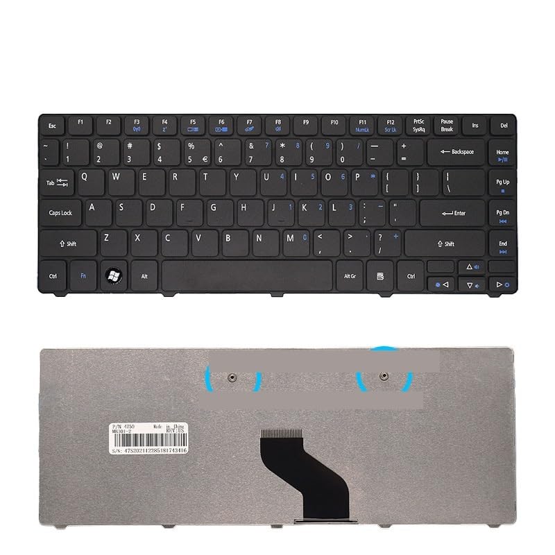 Clavier Russe Acer Aspire 4752 4552 4336 touche rechange ordinateur