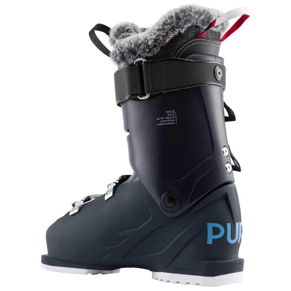 Rossignol Pure 70, Scarponi da Sci Donna, Blu Nero, 22.5