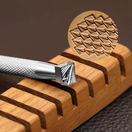 Dragon Scales Leather Stamp 304 Steel Stamping Tool Carving Punches Tools Craft Leathercrafting (8mm)