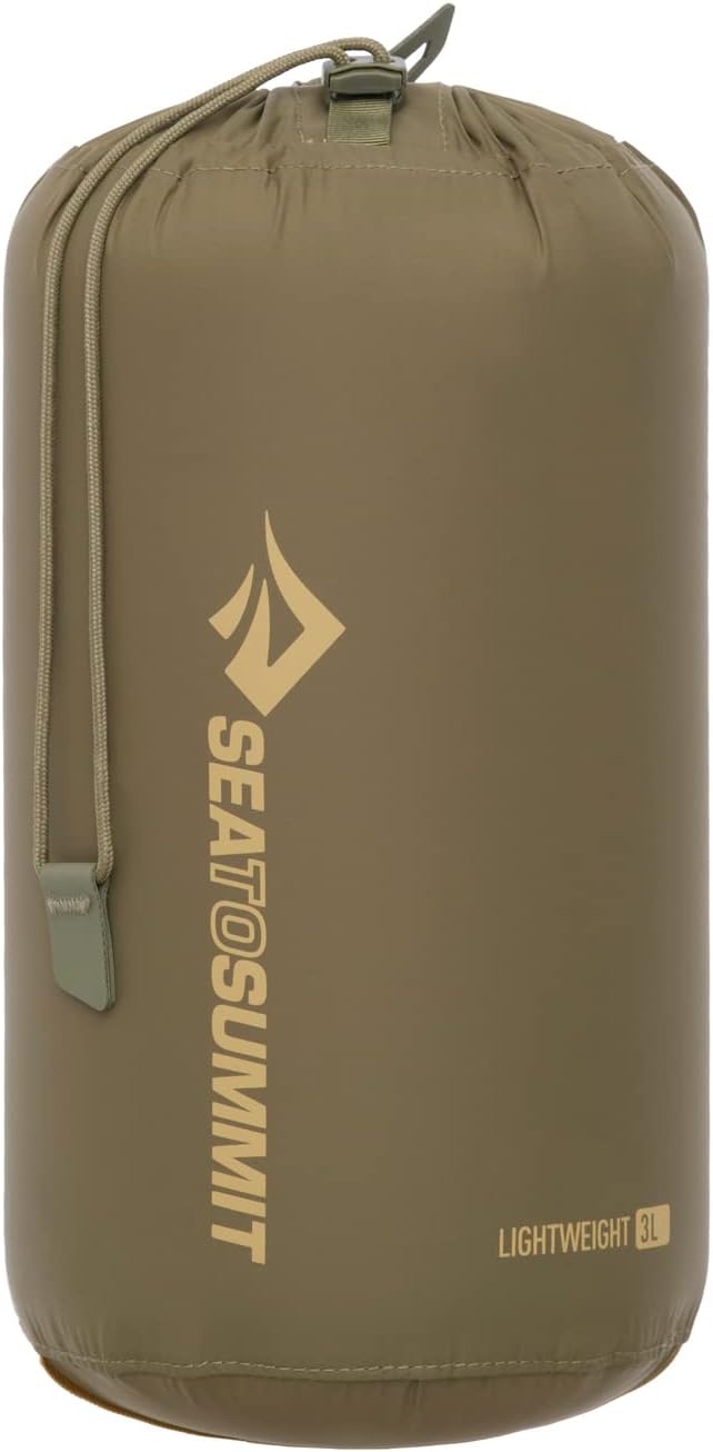 Sea to Summit Lightweight Stuff Sack, Durable Outdoor and Travel Storage, 3 Liter, Olive Green