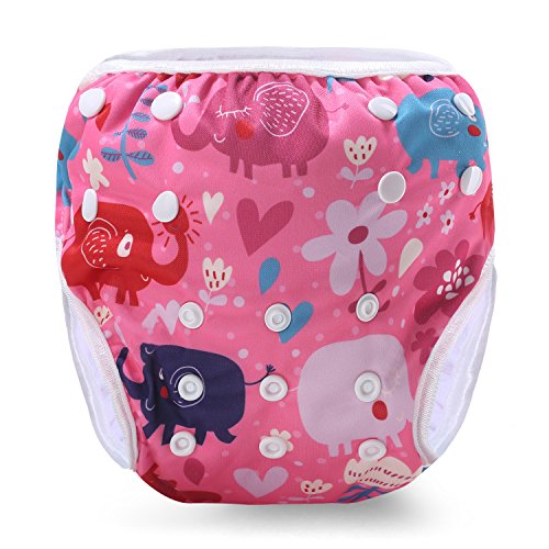 storeofbaby Baby Reusable Swimming Diaper Waterproof Washable Cloth Cover Pool Pants - Thumbnail 2
