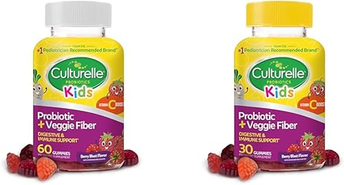 Culturelle Kids Probiotic + Veggie Fiber Gummies