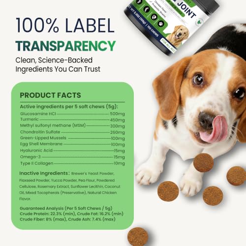 Hip and Joint Supplement for Dogs, Glucosamine for Dogs Joint Supplement — view 4