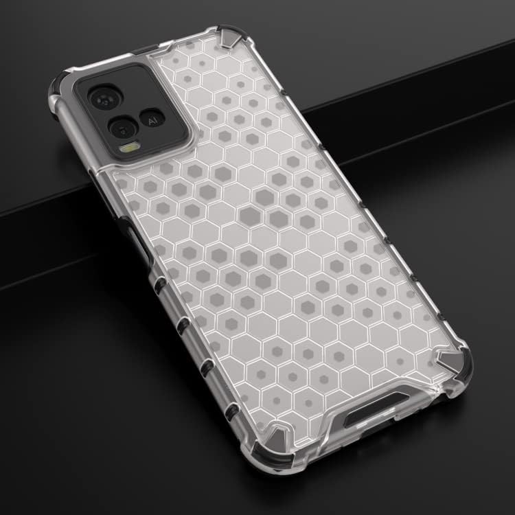 Image of Hard PC Back Case Cover for Vivo Y21 2021 /Y33s Anti Slip Ultra Thin Shockproof Reinforced Corners (Transparent)