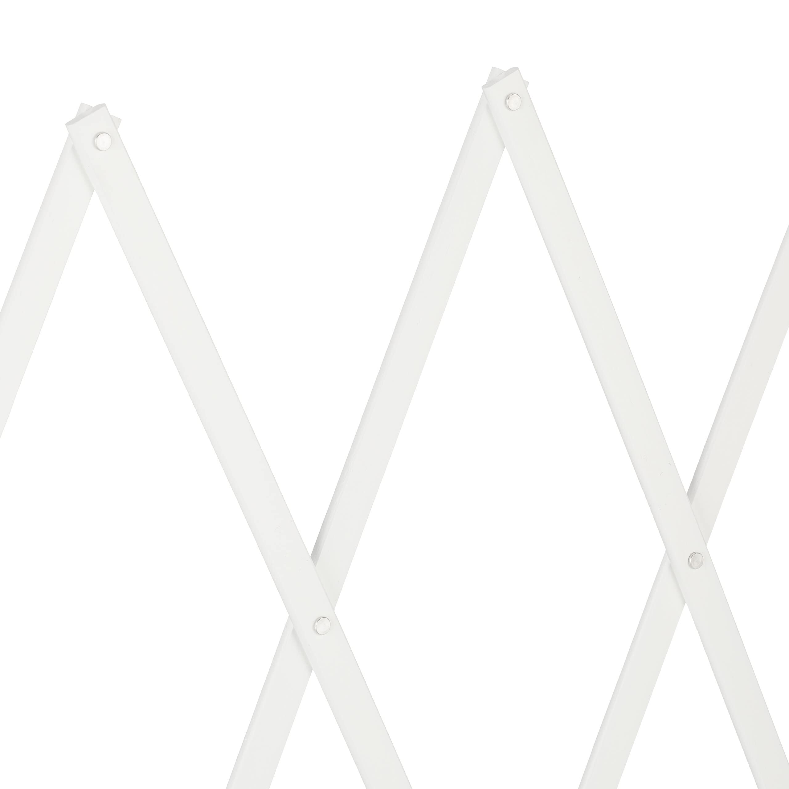 Cancelletto Sicurezza Cani Relaxdays In Bambù - Recinzione Regolabile Fino A 130 Cm, Alto 87,5-100 Cm - Foto 11