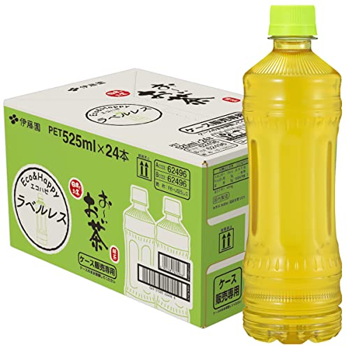 伊藤園 ラベルレス おーいお茶 緑茶 525ml ×24本