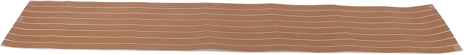 3 Pcs Antiskid EVA Traction Pad, Yacht Deck Mat RV Simulated Teak Flooring Surfboard Grip Pad, Self Adhesive EVA Foam with Enhanced Grip,