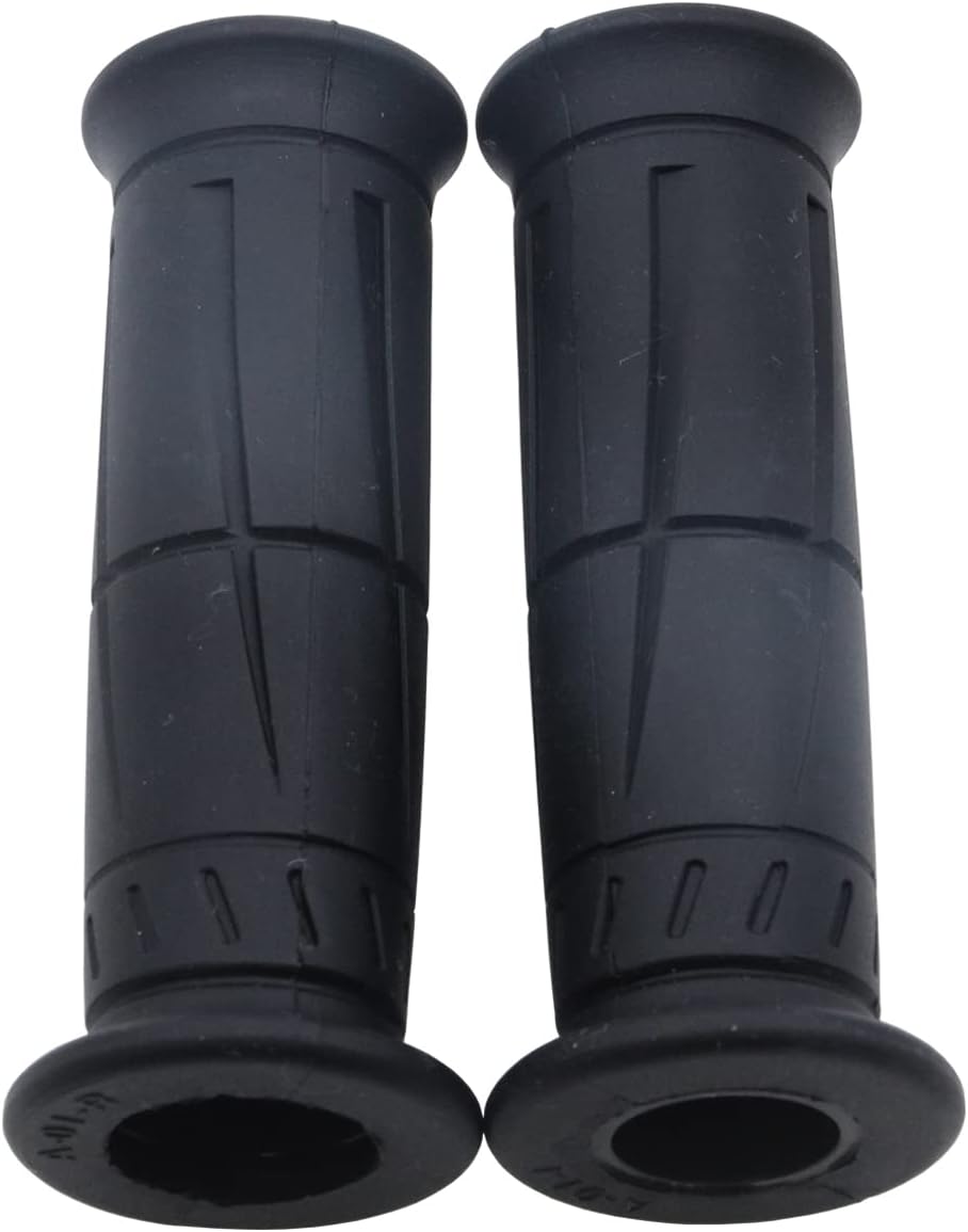 Rubber Handle Grips Handle Glue Throttle Handlebar - Comfortable, Anti-Slip, Compatible with Kawasaki Bikes Ninja ZX-6R ZX-10R Z800 Z900 Z900RS Z1000 Z1000SX H2 H2R GTR1400