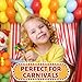 Carnival Lollipops Rainbow Twist, Swirls, and Round Unicorn Party Favors - Individually Wrapped Rainbow Candy Suckers Great for Birthday Parties, Unicorn Pinata, 12 Count