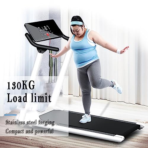 Image of Folding Treadmill, Mini Treadmill with Adjustable LCD Screen, Supports Different Running Speeds from 1-10KM /H, Covers an Area of ​​0.2 Square Meters, Suitable for Home and Office