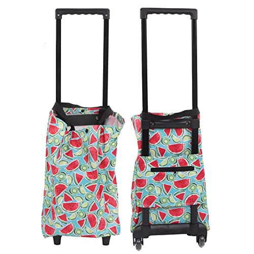 Einkaufstrolley, strapazierfähiger, waschbarer Einkaufstrolley für Ausflüge im Außenbereich – Bild 5