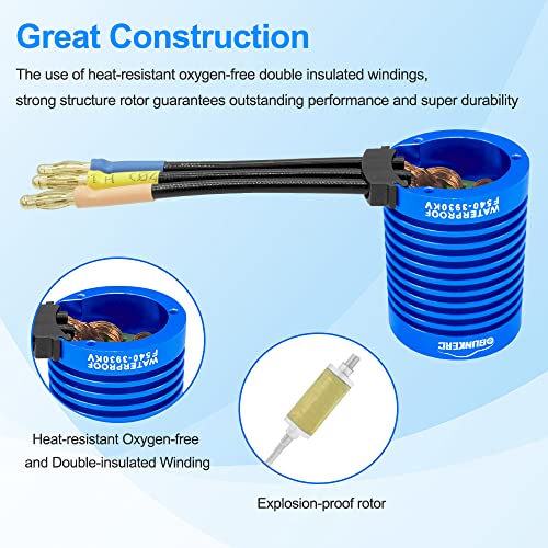 Ogrc Sensorless Waterproof Brushless Motor F540 3650 3930Kv 4P Rc Brushless Motor For Traxxas Redcat Arrma Axial Hsp Hpi Wltoys Kyosho Helion 1/10 Rc Scale Short Course Truck #TOP2