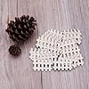 25 Pieces Wooden Fence Cutouts for Crafts,Unfinished Wood Ornaments for Home Decor,Fence Shaped Wooden Scrapbooking Cutouts Wood Ornament Unfinished Wood for Crafts Projects, Home/Party Decorations #3