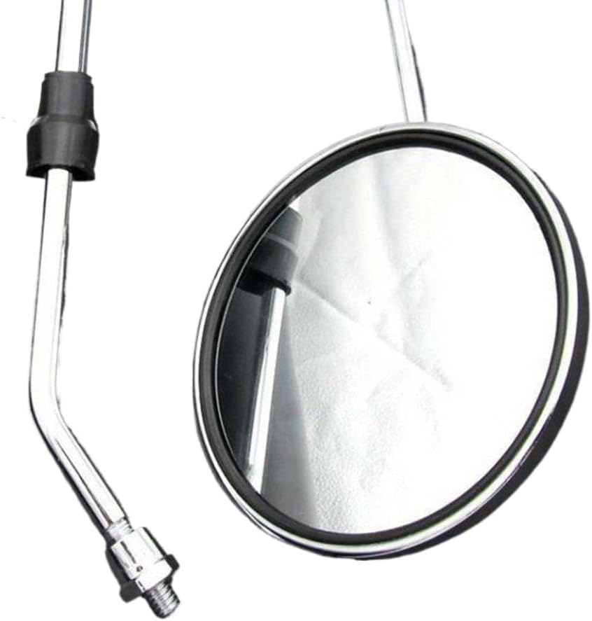 2pcs Motorcycle Back View Mirror Electric Rearview Mirrors