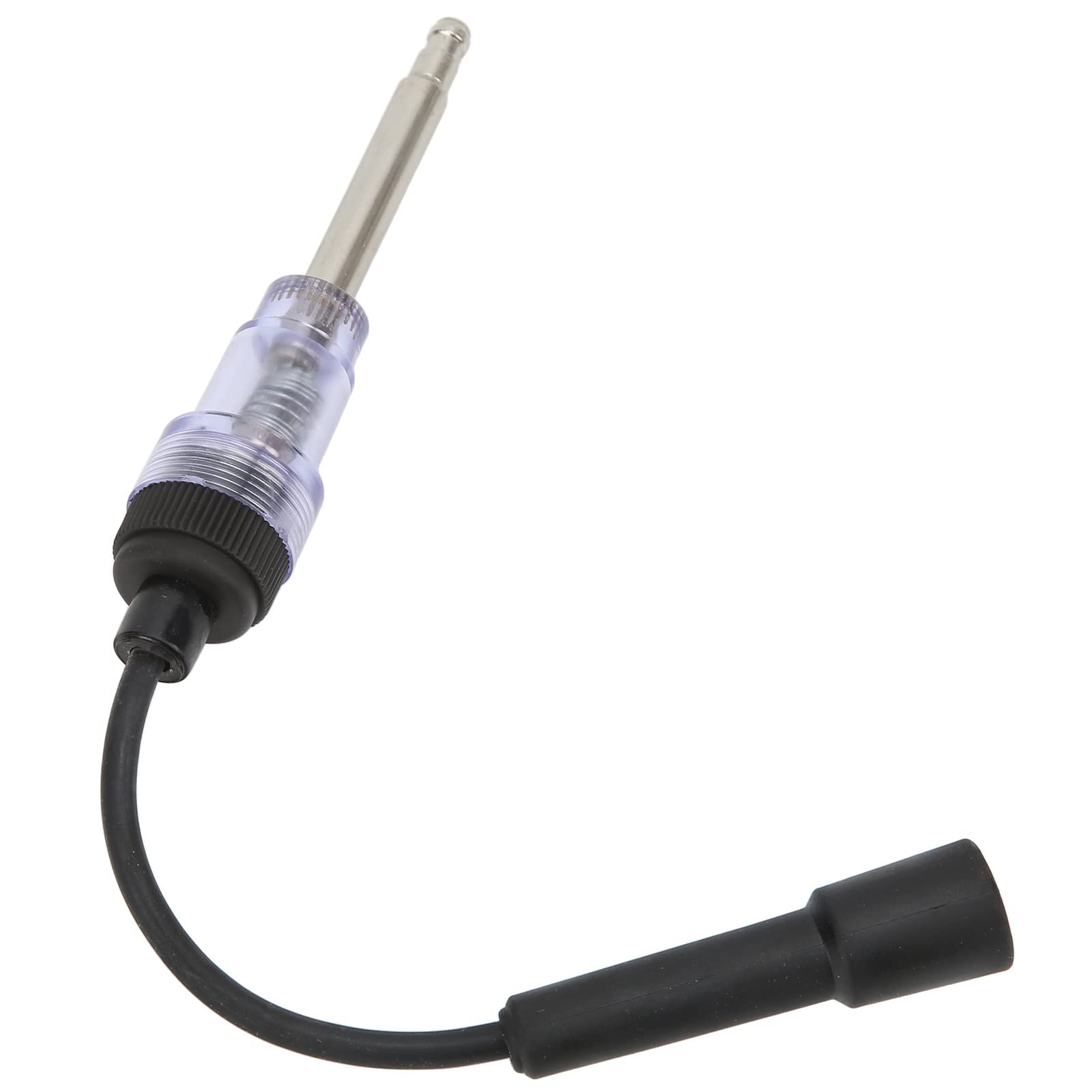 Jiawu Inline Spark Plug Tester, Plug Engine Ignition Tester Straight Boot Ignition Tester Light, Universal Pick Up Coil Armature Diagnostic Detector Tool for Automotive Car Engine