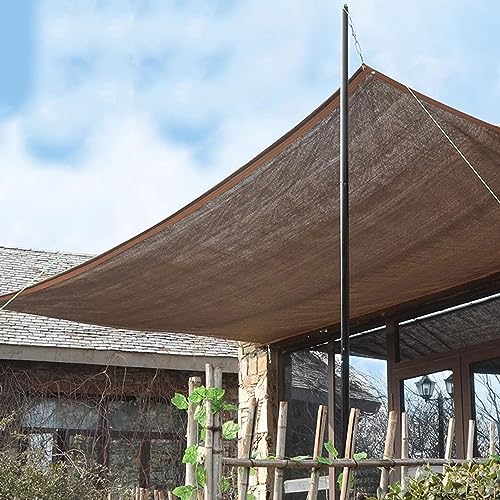 Malla de sombra para pérgolas de jardín que refresca techos de patio 7