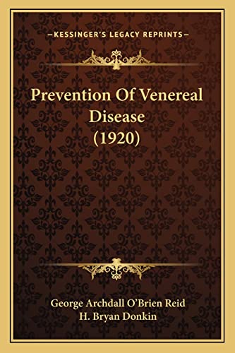 Prevention Of Venereal Disease (1920)