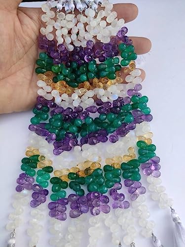 Perles à facettes en pierre naturelle pour créer un cadeau personnalisé unique