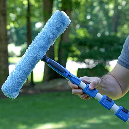 Image of Unger Professional Connect & Clean 3'-6' Aluminum Telescopic Extension Pole with Locking Cone & Quick-Flip Clamp - Compatible with Cleaning Tool Attachments, Window Cleaning & Dusting Tool (Pack of 2)