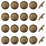 20 bouton à tige:le paquet comprend 20 boutons à tige pour manteau dans une boîte en plastique, des quantités suffisantes peuvent répondre à votre utilisation quotidienne et à votre remplacement