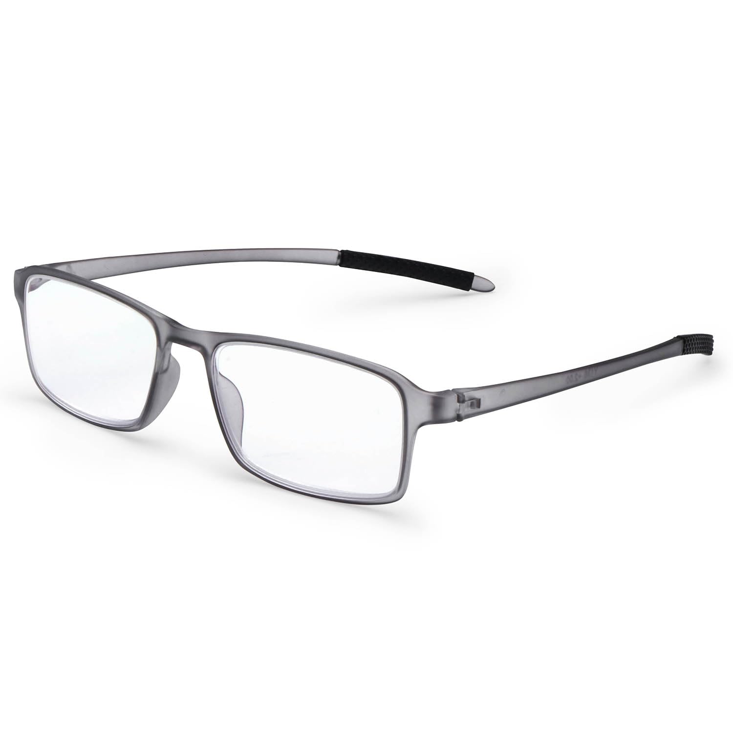 AEC EasyRider2 Unisex Reading Glasses with BlueRazr Blue Light Blocking Lenses, Full Rim TR Frame, Neck Rest Temples & Hard Protective Case for Men and Women-picture-23