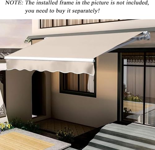 Auvent de patio pare-soleil de remplacement couverture extérieure 3m