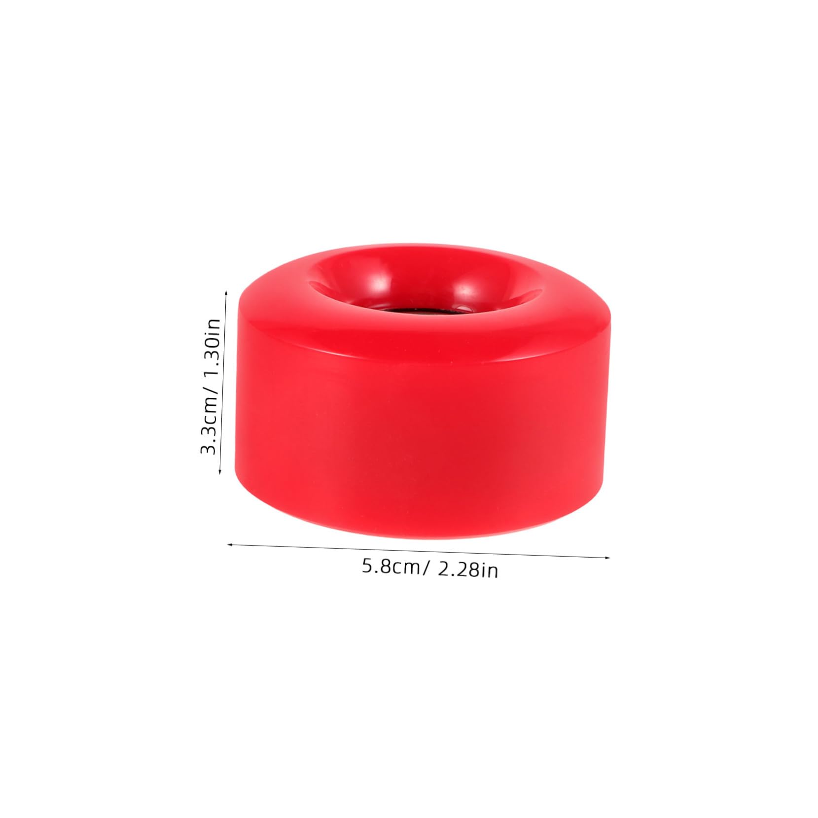 ibasenice 4pcs High Elasticity Roller Skating Wheels with Bearings Smooth Stable PU Replacement Wheels for Inline Skates Stylish Design for All Skating Terrains