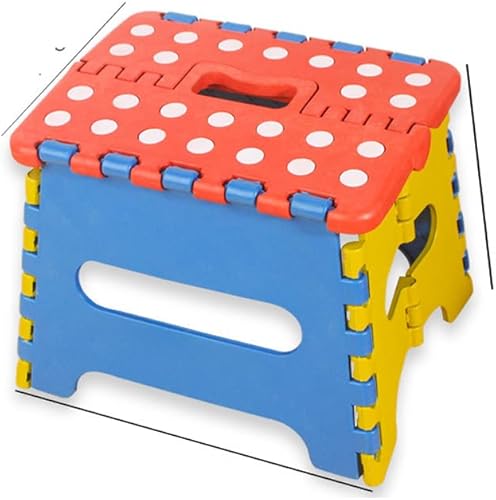 Miniatura 7 de Magik Paquete de 2-4 taburetes plegables plegables antideslizantes y ligeros para pie de cocina de 7 pulgadas (color al azar, paquete de 2)