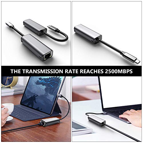 Lurrose Adaptador Usb C para Ethernet Conector de Internet Gigabit Ethernet Usb 3. 0 Am a Rj 45 Hub