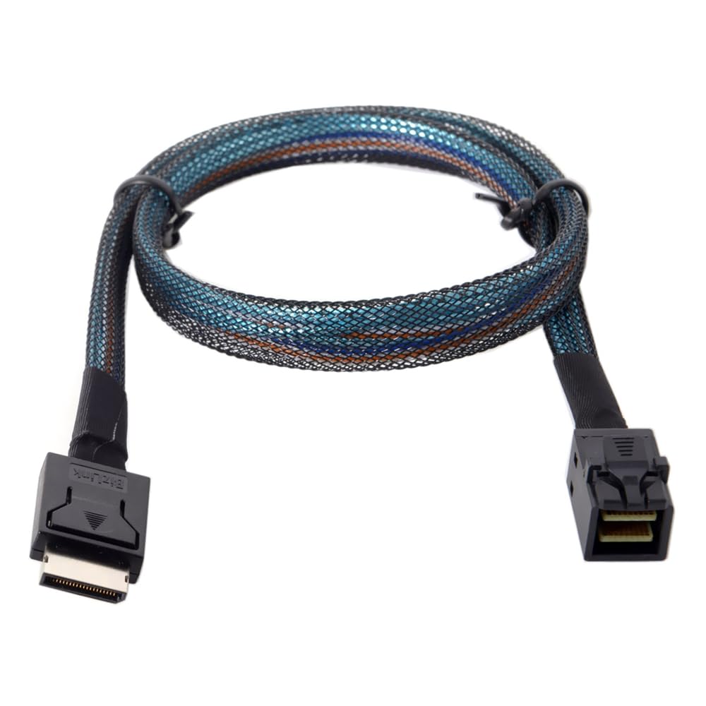 OCuLink PCIe PCI-Express SFF-8611 4i na SFF-8643 kabel danych SSD, aktywny, 50 cm, NF-SF-020-0,5 m