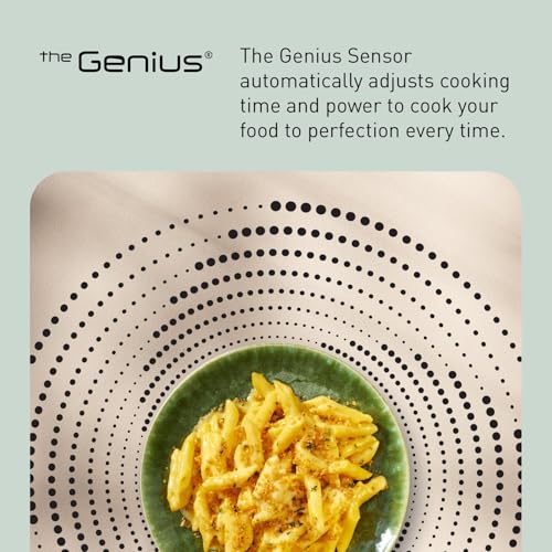 Panasonic NN-SN76LS 1.6 cu.ft Cyclonic Inverter Countertop Microwave Oven 1250Watt Power with Genius Sensor Cooking, 19.44"D x 21.88"W x 11.94"H, Stainless Steel view 5