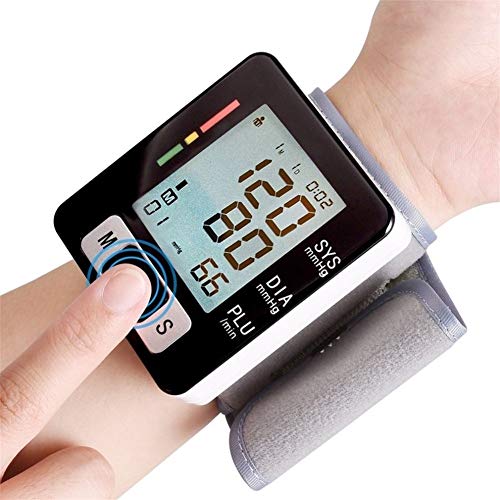 AODXI Automatic Digital LCD Wrist Band Blood-Pressure Meter Heart Rate Monitor Sphygmomanometer Oscillometric Method