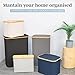 LONBET Laundry Basket with Lid, Made from Breathable Fabric | Aesthetic Clothes Hampers for Laundry with Side Handles & Sturdy Bamboo Frame (26 Gallons - Single, Blue)