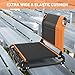 Extra Wide Stadium Seats for Bleachers, Portable Stadium Seats with Back Support, Bleacher Chairs with Back and Cushion Includes Shoulder Strap, Multi-Use Folding Chairs for Indoor Outdoor Camping