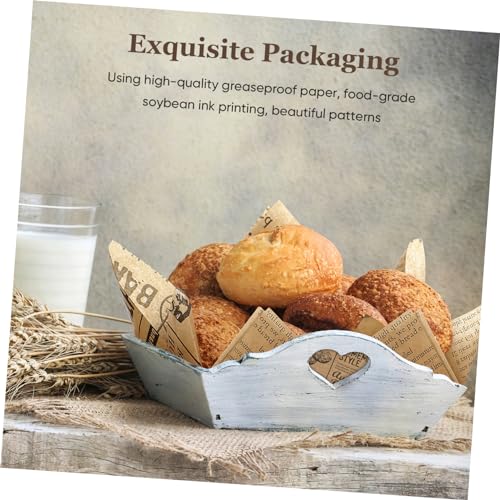 HOOTNEE Folhas de papel manteiga para assar - 50 unidades - e envoltórios de cachorro-quente - Inspi