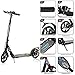 Tenboom Scooter Adults with Dual Suspension, Large Wheels Folding Adjustable Kick Micro...