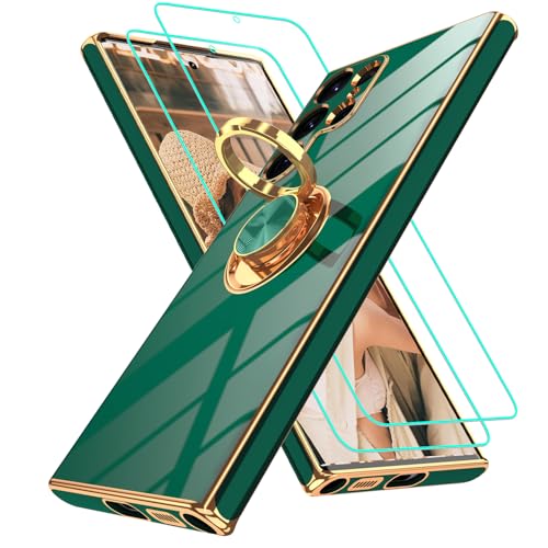 Coque protection Samsung S22 Ultra antichoc TPU souple vert avec écran