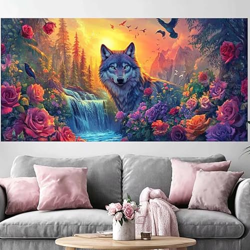Grand Diamond Painting 80x160cm pour Décoration Murale de Salon