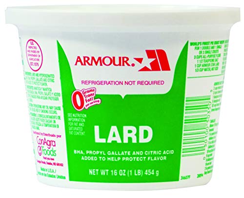Armour Lard 1 Lb. Tub #TOP23