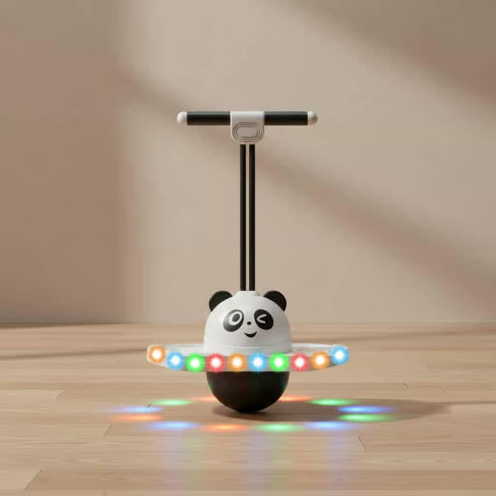 Children Jumping Ball Pogo Ball Infantil Juguete de Equilibrio con Asa y Texturizada Cuerda Elástica Ajustable Material PP para Juego Energético en Parque Actividades Familiares