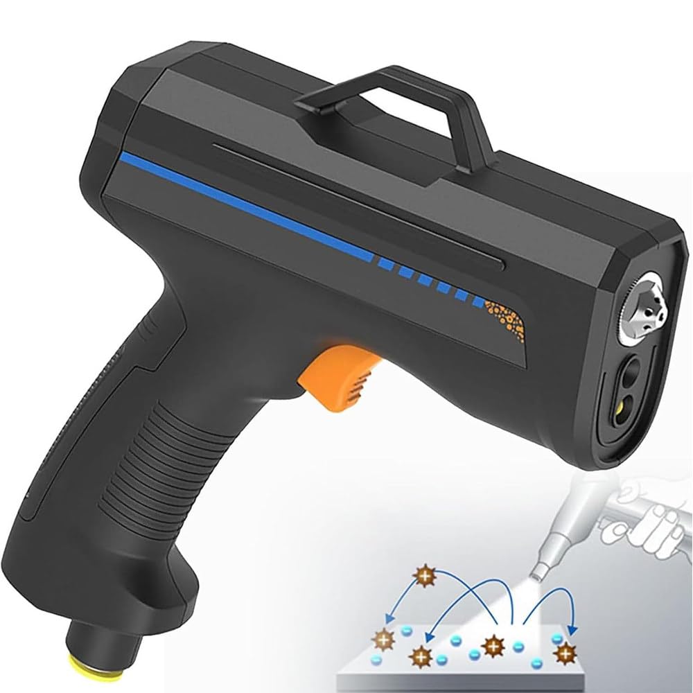 ShaiVrissian Antistatic Gun for Auto Painting,Ionizing Air Gun Antistatic,Effective Ion Balance,Dust Detection Light,For Automotive Painting,Film Packaging and Precision Machinery Pulse